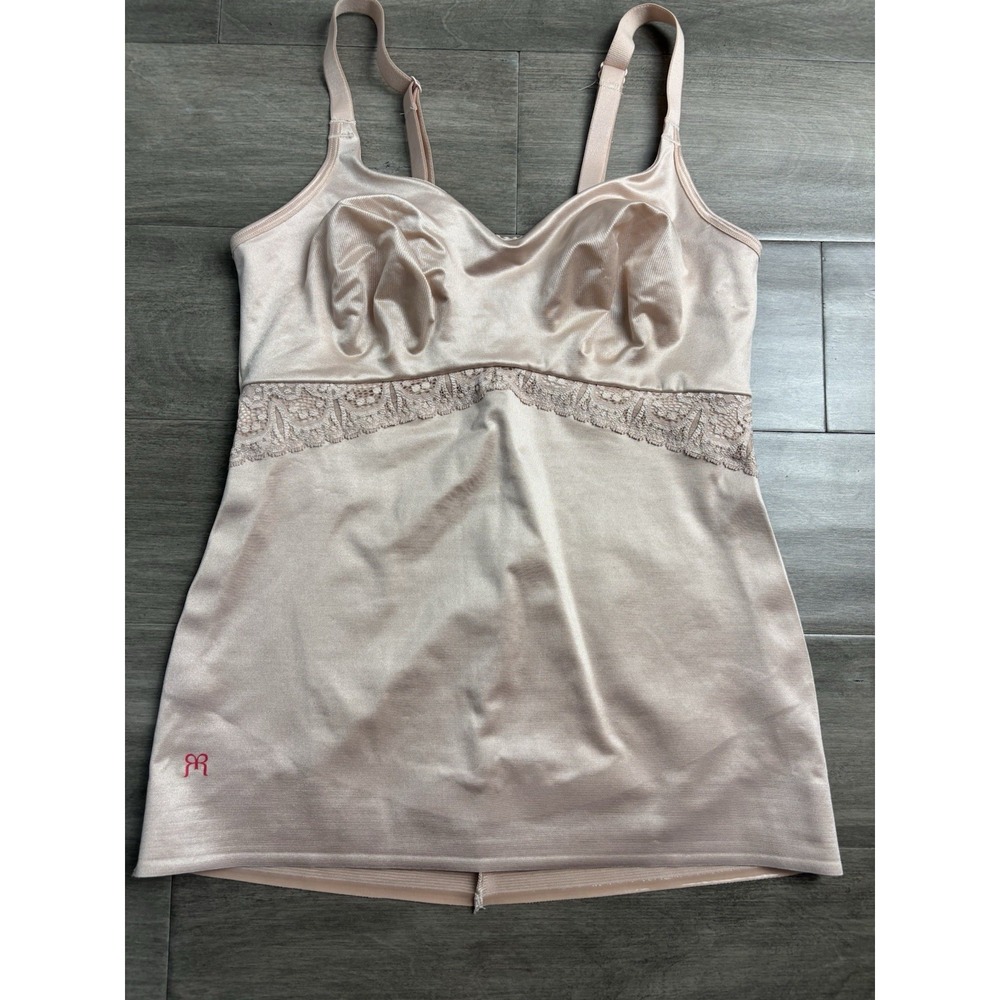 Ruby Ribbon Original Cami Size 36 Nude Beige Seamless Shaping Tank Style 3024
